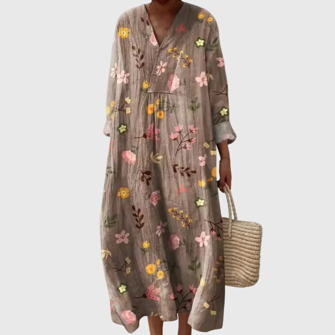 Nanette - Geometric Print Midi Dress