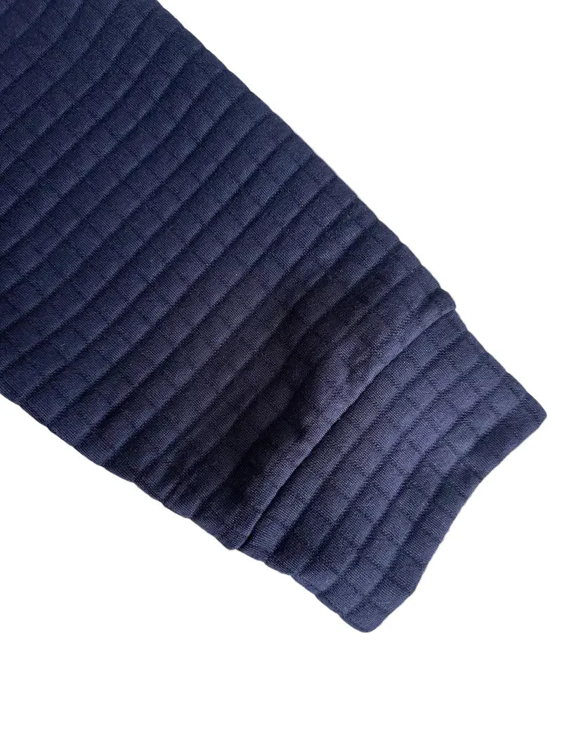 Corvin - Textured Long-Sleeve Polo