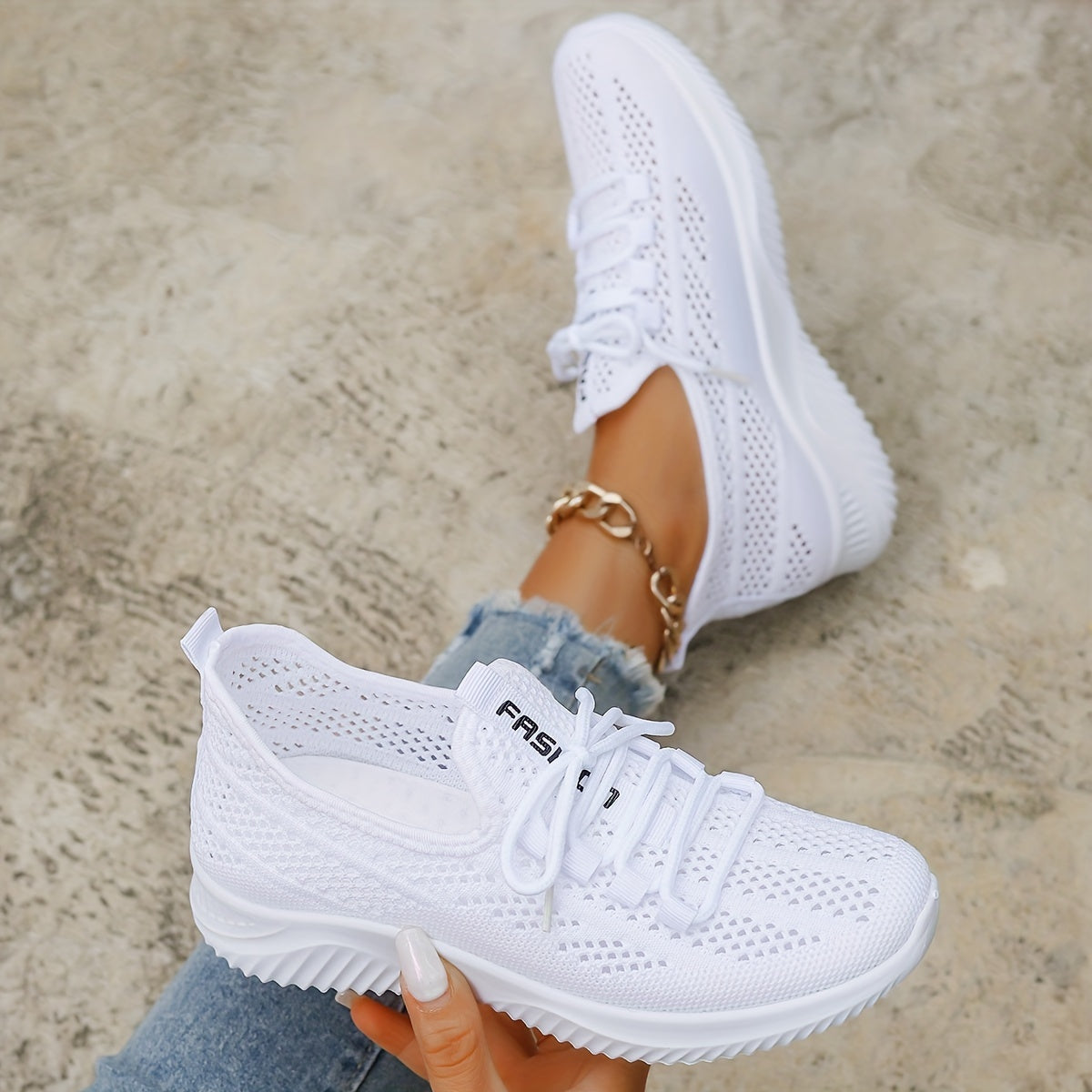 Joyce - Breathable Walking Trainers