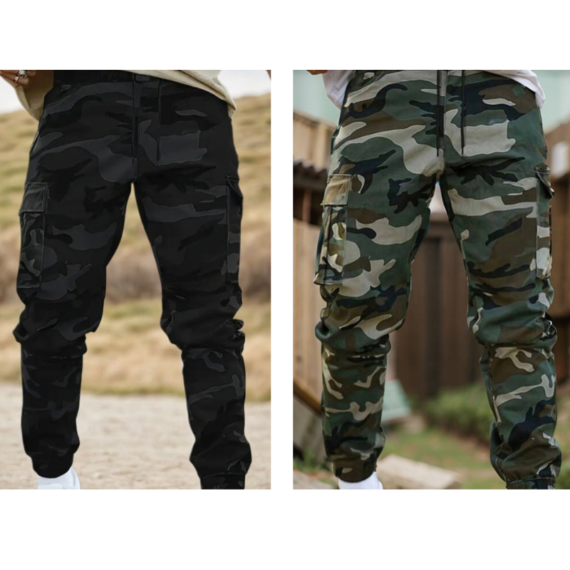 Bracken - Nylon-Cotton Cargo Trousers