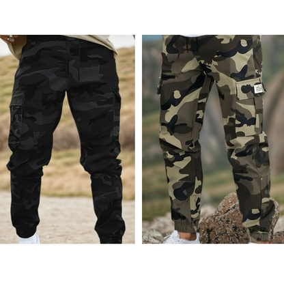 Bracken - Nylon-Cotton Cargo Trousers