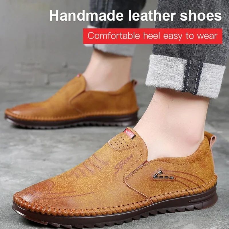 Milford - Men's Leather Grip Sneakers