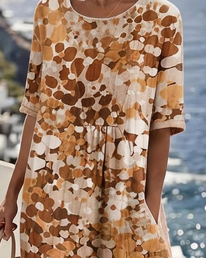 Josefina - Floral A-Line Midi Dress