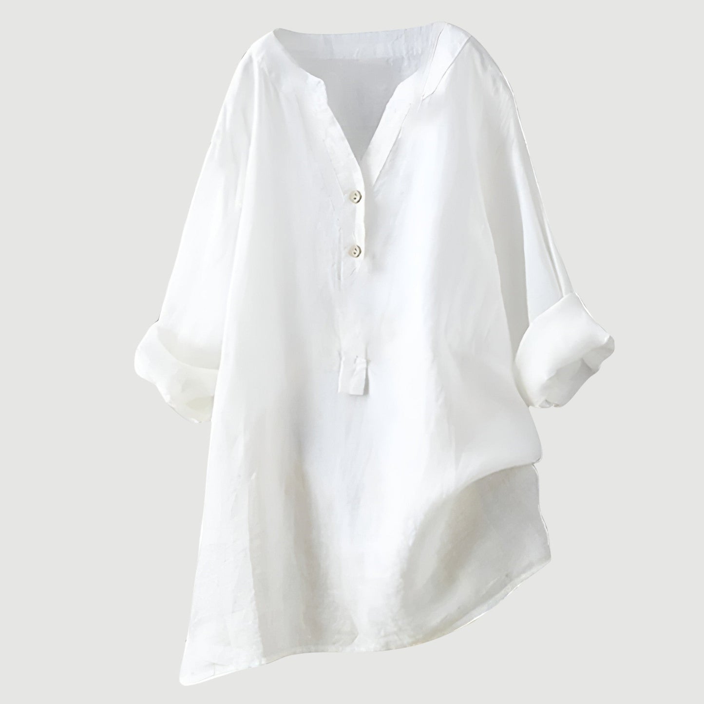 Raquel - Relaxed Button-Front Blouse