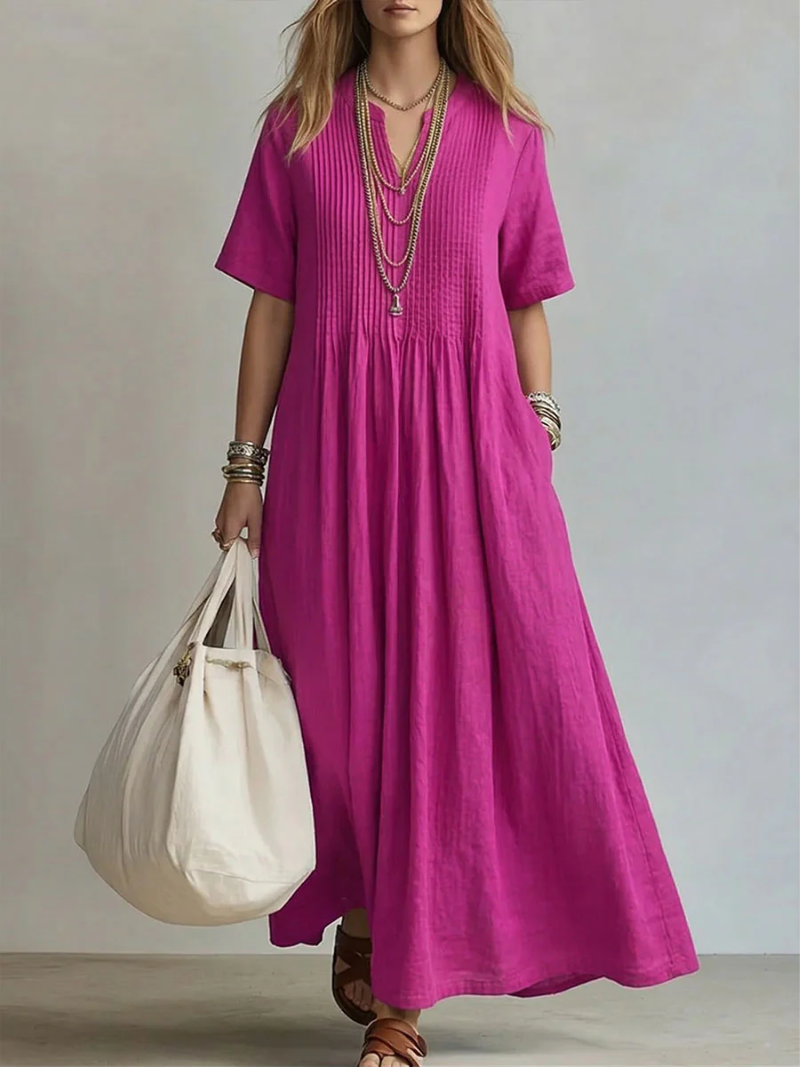 Gwen - Flowing Pleated Dress