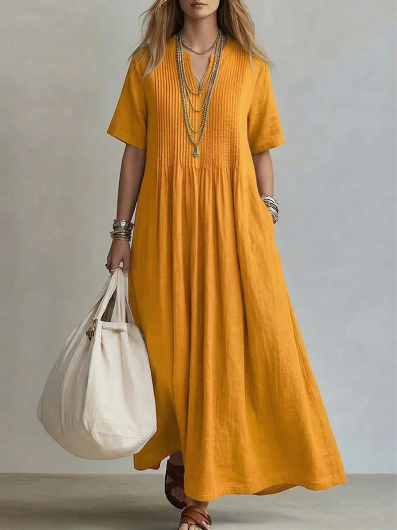 Gwen - Flowing Pleated Dress