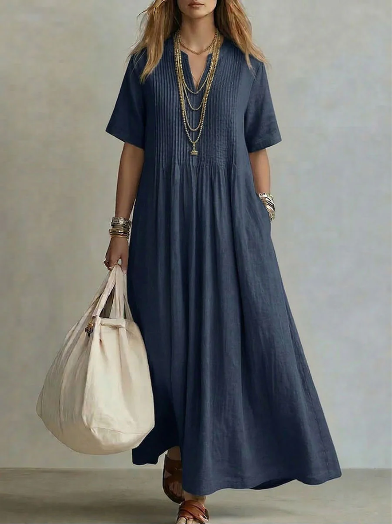 Gwen - Flowing Pleated Dress