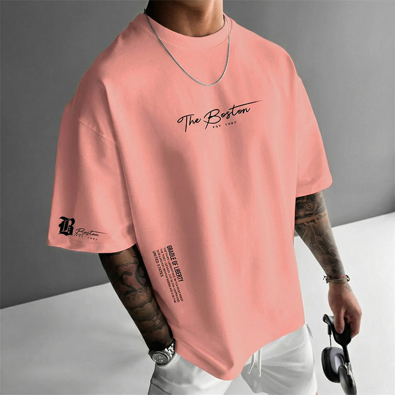Marston - Boston Print T-Shirt