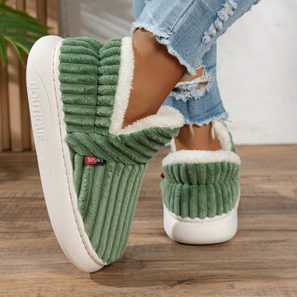 Sevra - Indoor-Outdoor Plush Slippers