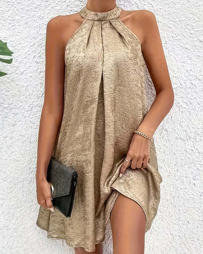 Beryl - A-Line Halter Dress