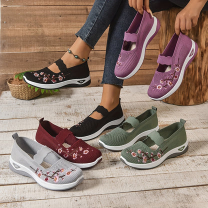 Kivora - Cushioned Snap-Closure Sneakers