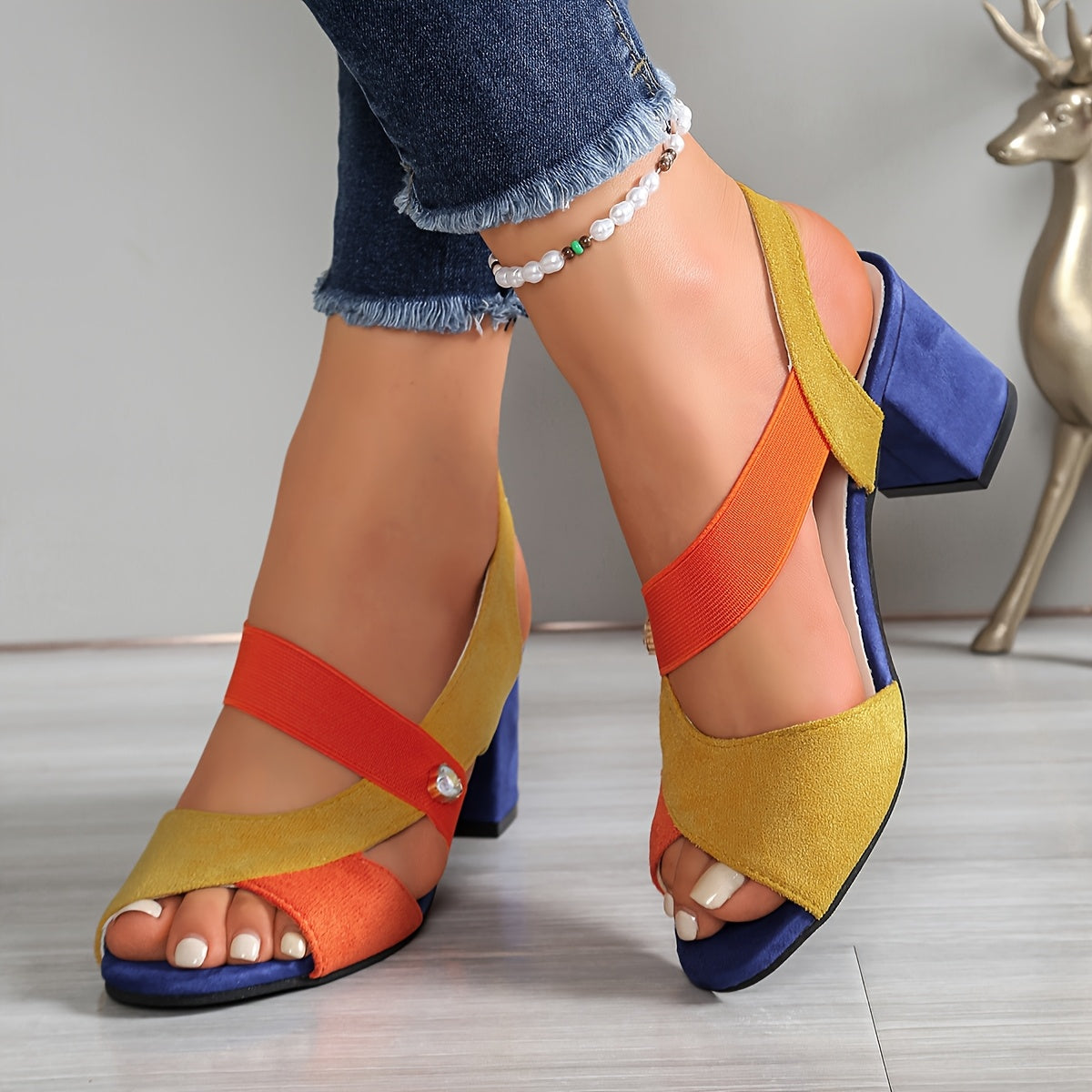 Lynne - Cushioned Heeled Sandals