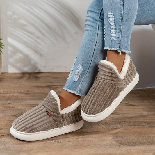 Sevra - Indoor-Outdoor Plush Slippers