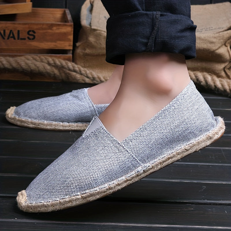 Valden - Men's Woven-Sole Espadrilles