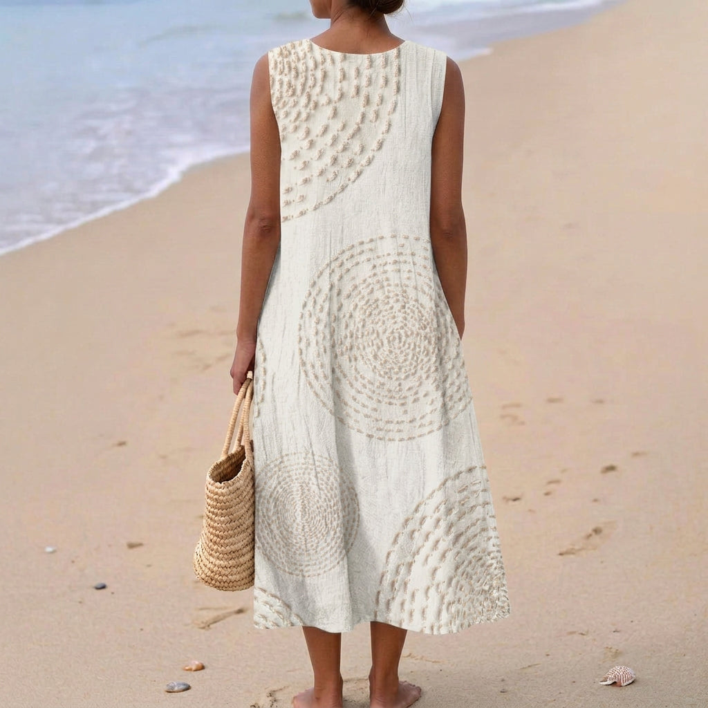 Krista - Embossed Maxi Sundress