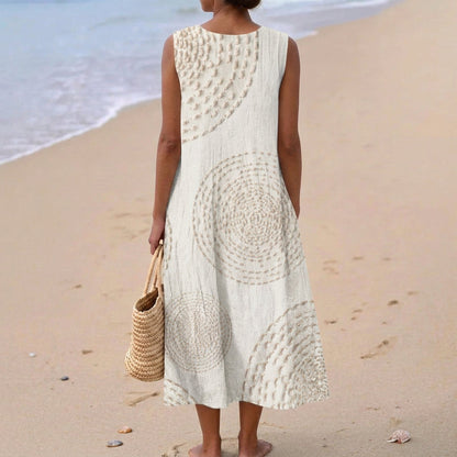 Krista - Embossed Maxi Sundress