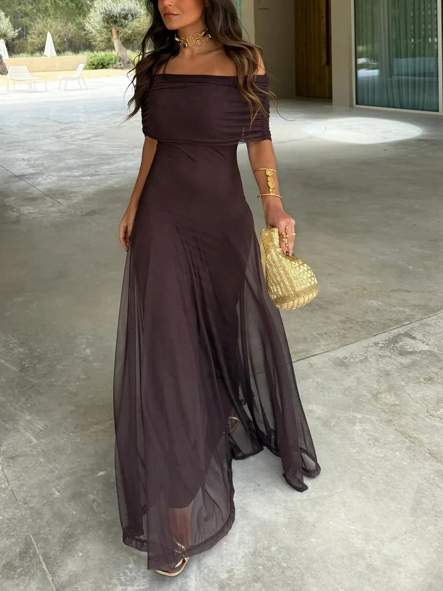 Edite - Off-Shoulder Maxi Dress