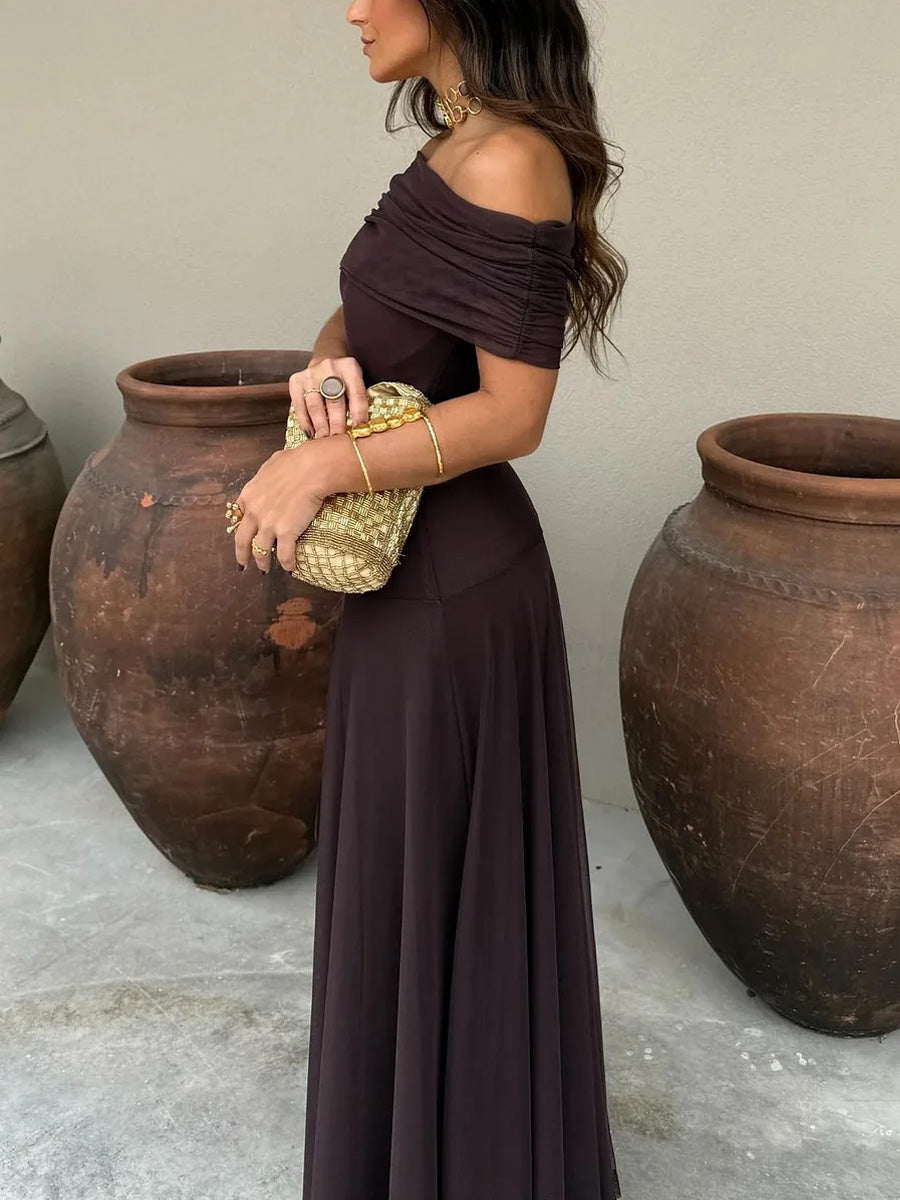 Edite - Off-Shoulder Maxi Dress