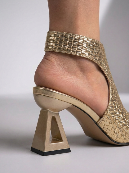 Aura - Braided Slingback Sandals