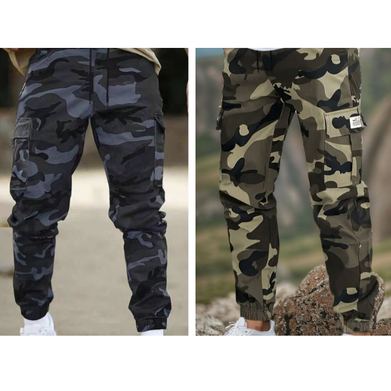 Bracken - Nylon-Cotton Cargo Trousers