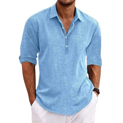 Tenori - Tailored Open-Collar Shirt