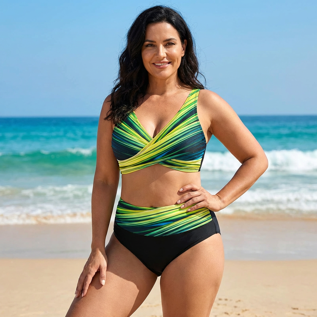 Rivana - Printed Shaping Bikini Set