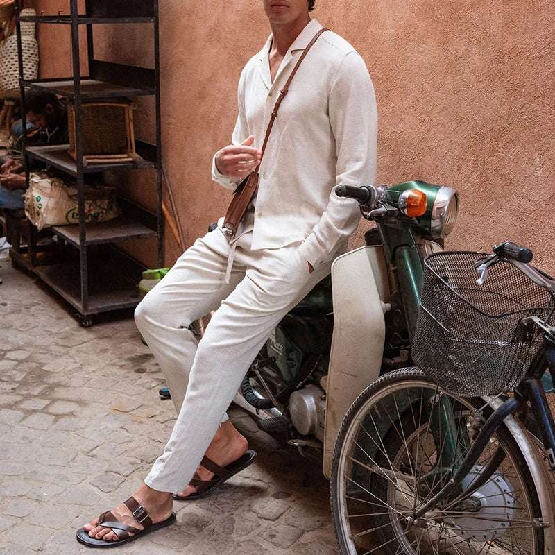 Frances - Linen Shirt and Trousers Set