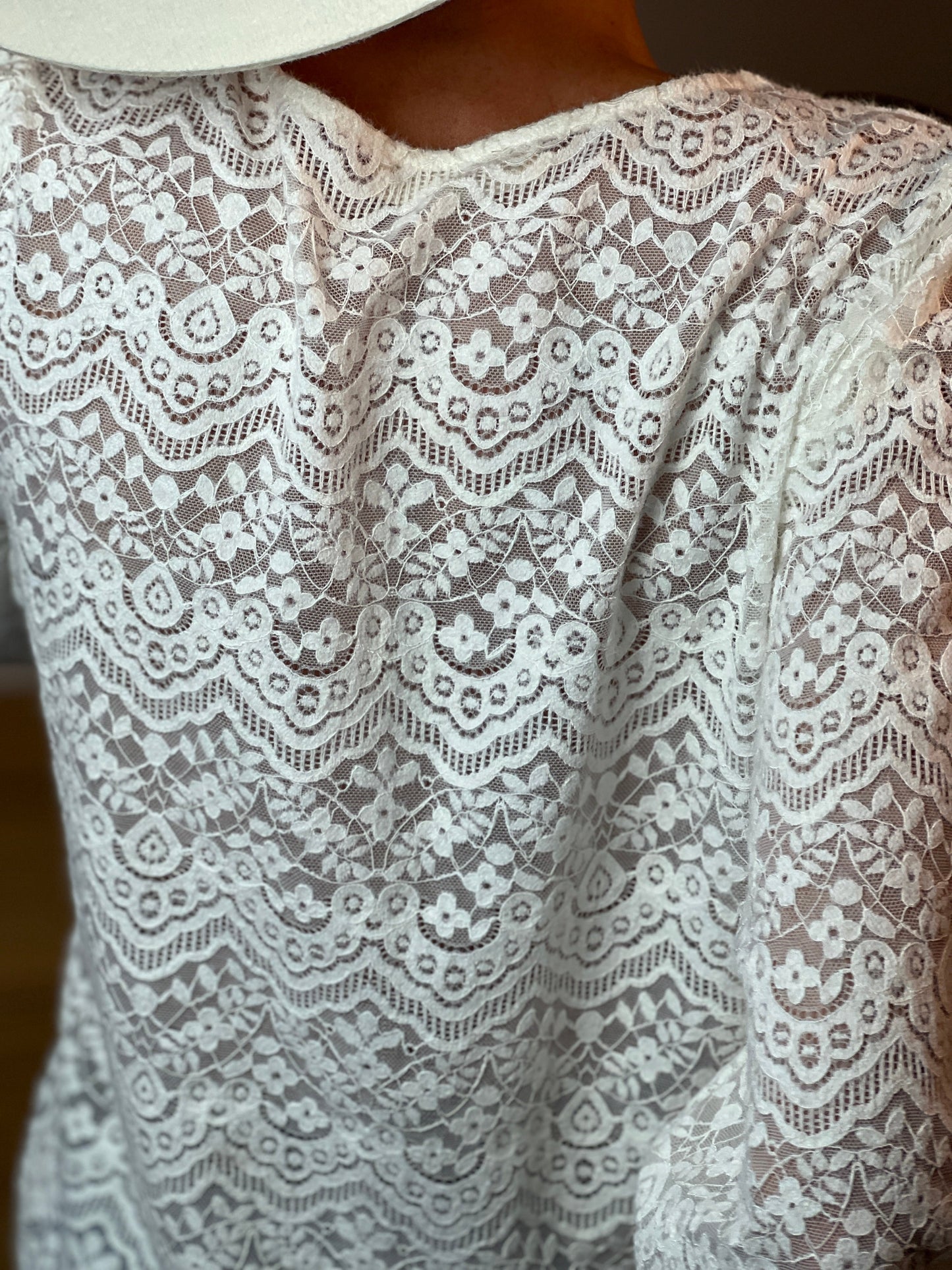 Lyselle - Openwork Knit Blouse