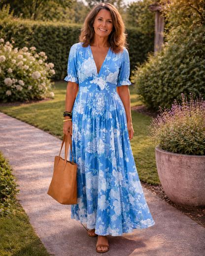 Kristi - Floral Midi Dress