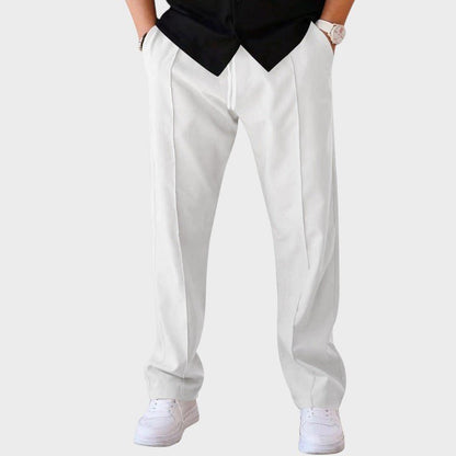 Paulo - Lightweight Wide-Leg Trousers