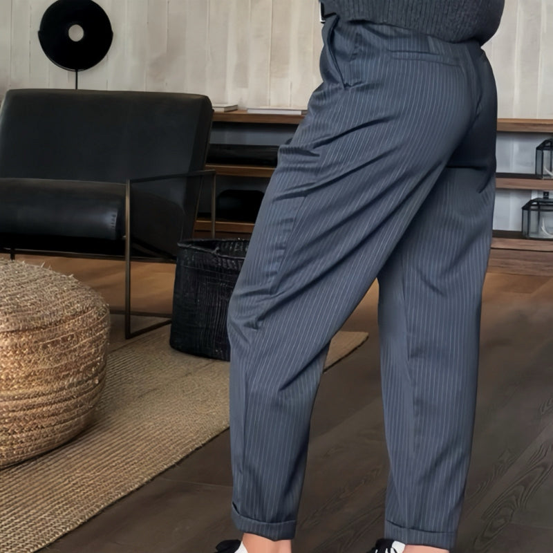 Leta - High-Rise Straight Trousers
