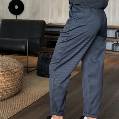 Leta - High-Rise Straight Trousers