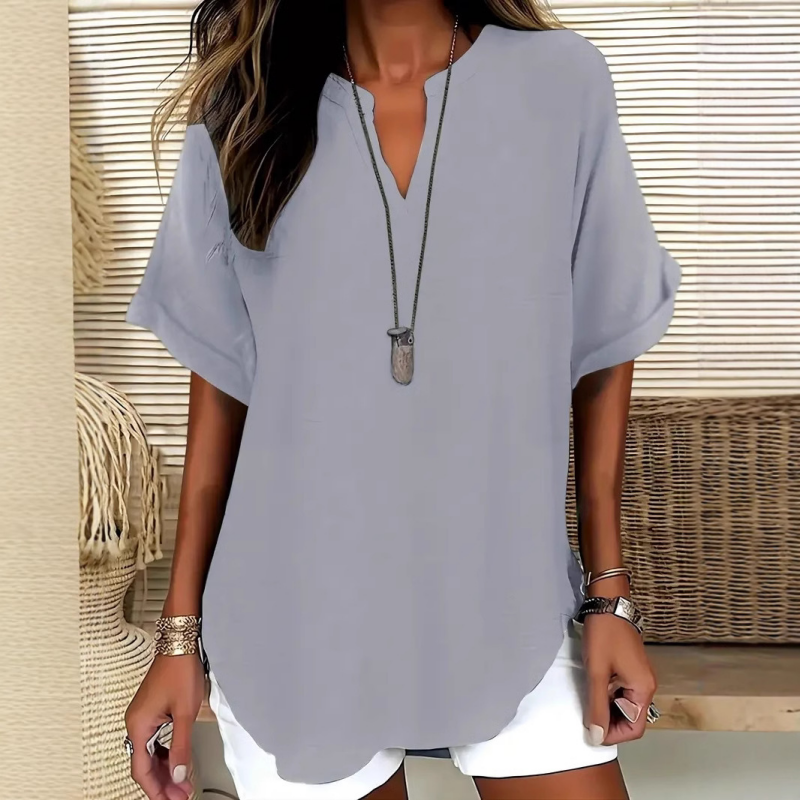 Althea - Relaxed Short-Sleeve Top