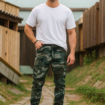 Bracken - Nylon-Cotton Cargo Trousers