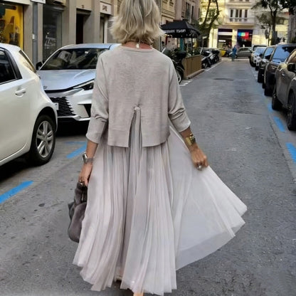 Hallie - Knit Top and Dress Set