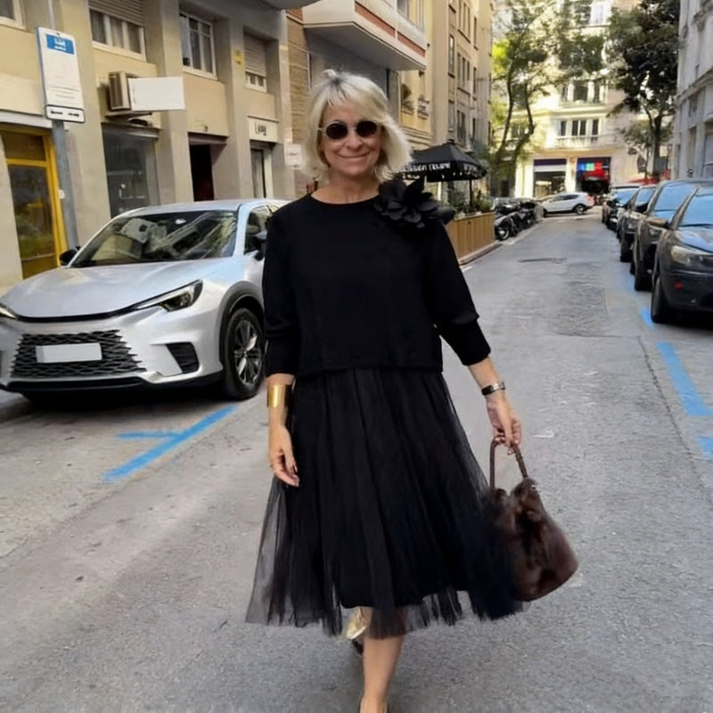 Hallie - Knit Top and Dress Set