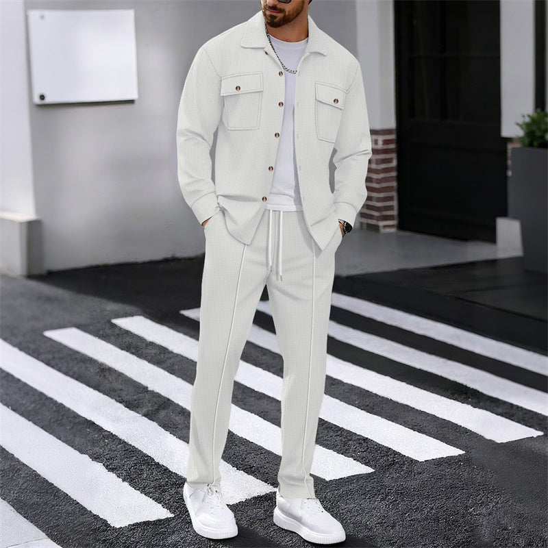 Rocky - Waffle Knit Jacket & Pants