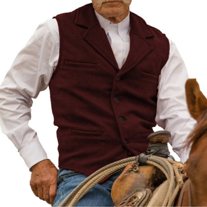 Xavier - Men's Slim Lapel Waistcoat
