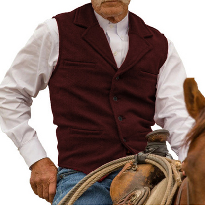 Xavier - Men's Slim Lapel Waistcoat