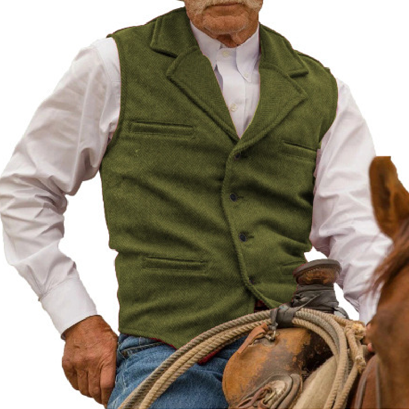 Xavier - Men's Slim Lapel Waistcoat