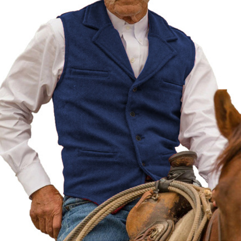 Xavier - Men's Slim Lapel Waistcoat