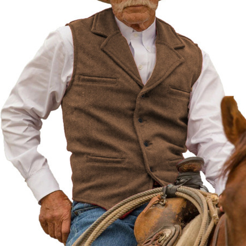 Xavier - Men's Slim Lapel Waistcoat