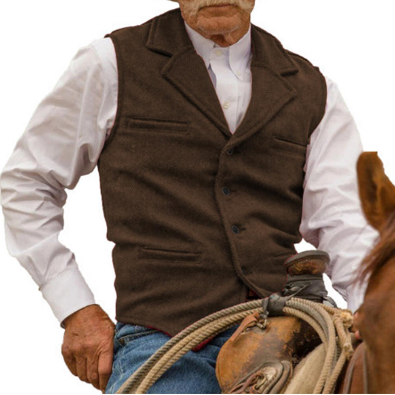 Xavier - Men's Slim Lapel Waistcoat