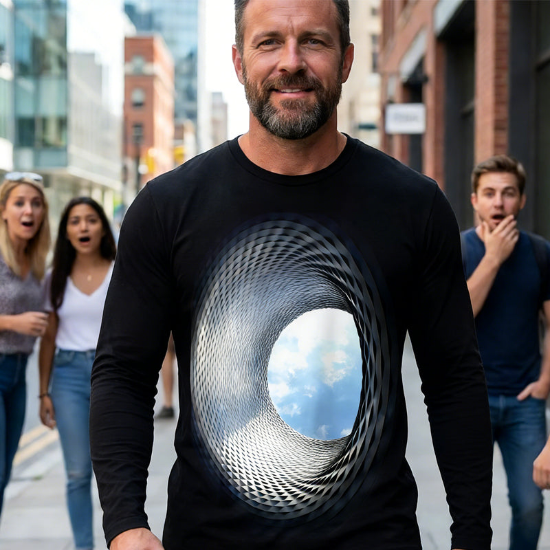 Aperis - 3D Tunnel Graphic Tee
