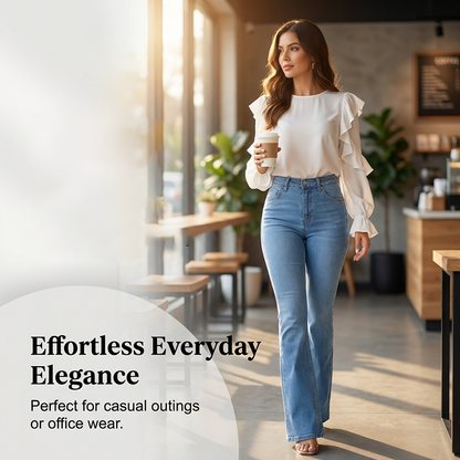 Debra - High-Rise Flared Jeans