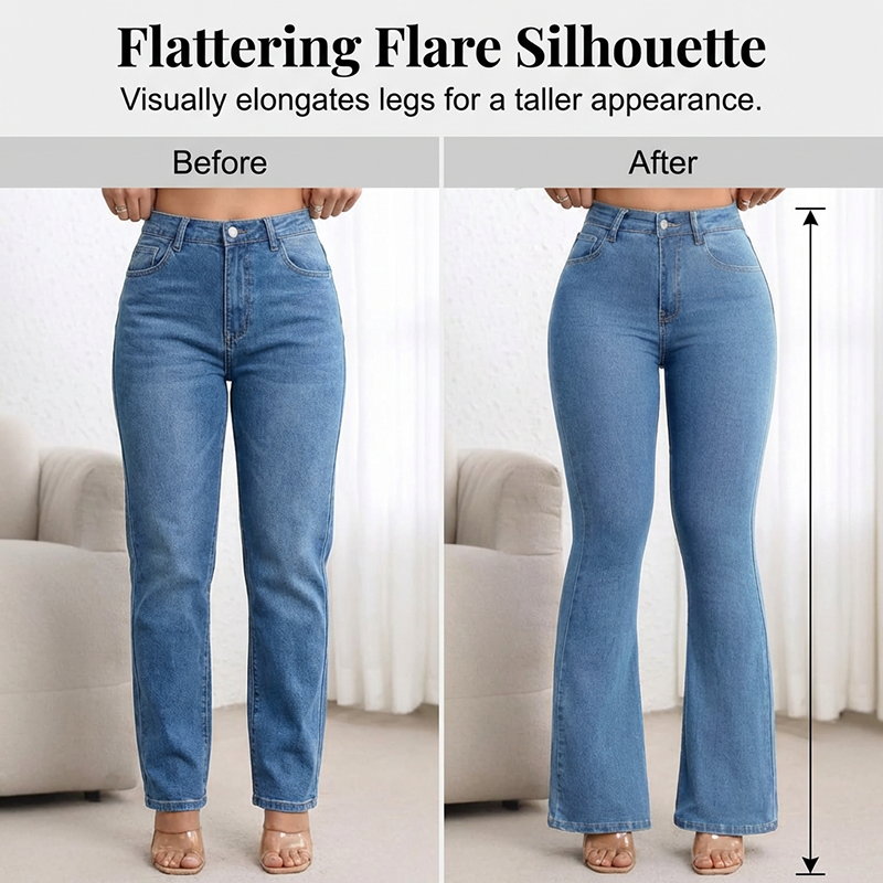 Debra - High-Rise Flared Jeans