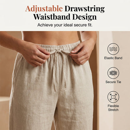 Hazel - Rolled-Cuff Cropped Pants