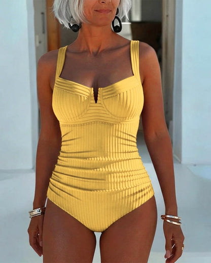 Robyn - Square-Neck One-Piece Swimsuit