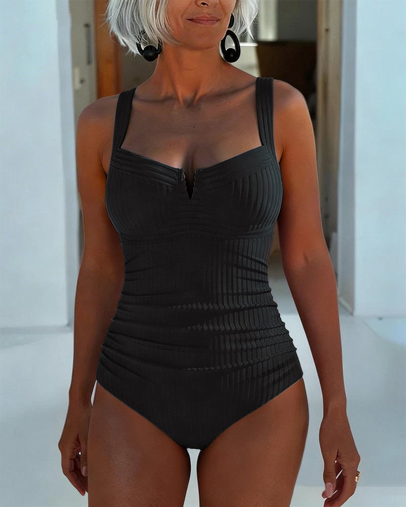 Robyn - Square-Neck One-Piece Swimsuit