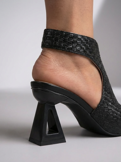 Aura - Braided Slingback Sandals